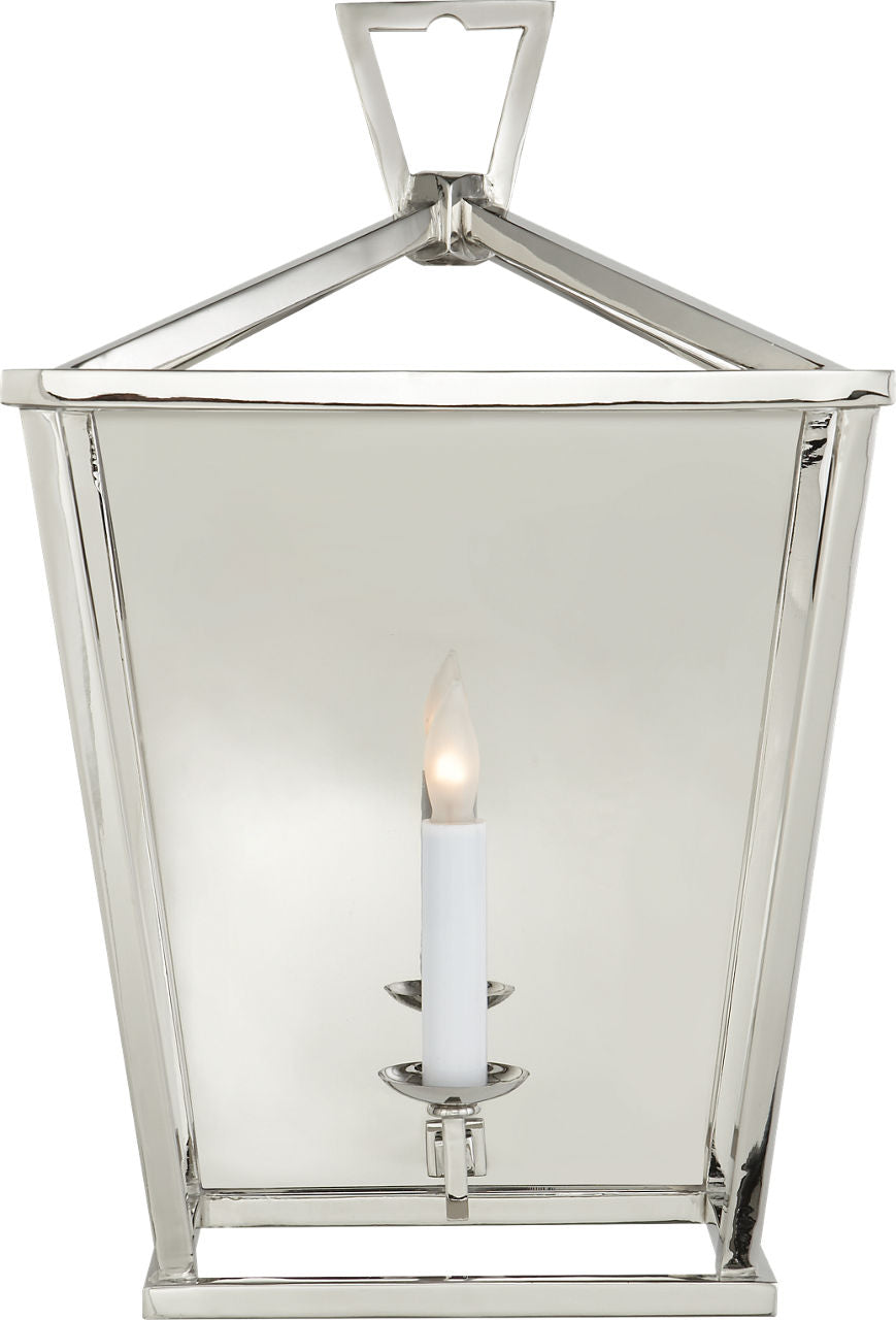 Darlana Wall Lantern | Polished Nickel