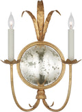 Gramercy Large Double Sconce | Gilded Iron