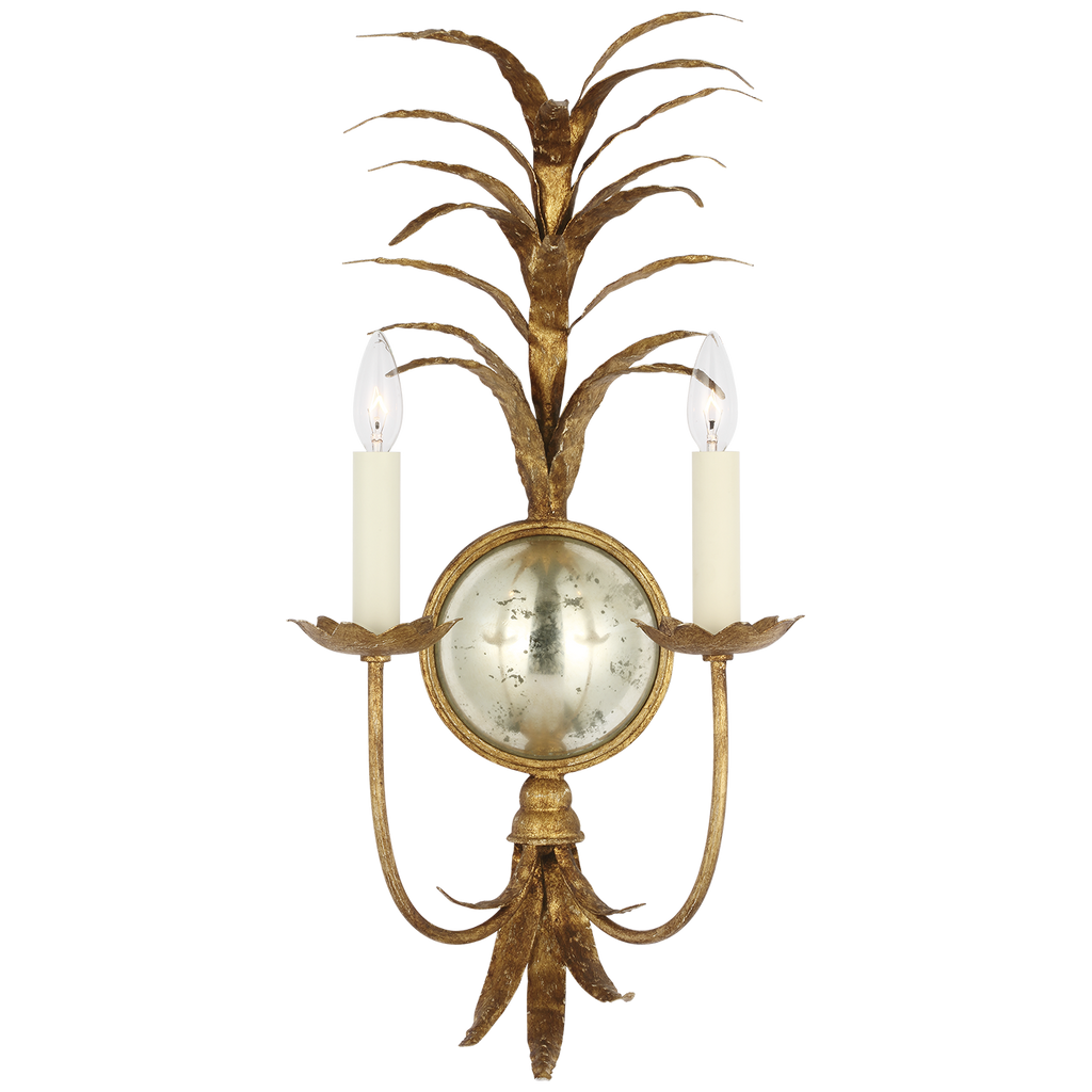 Gramercy 28" Sconce | Gilded Iron