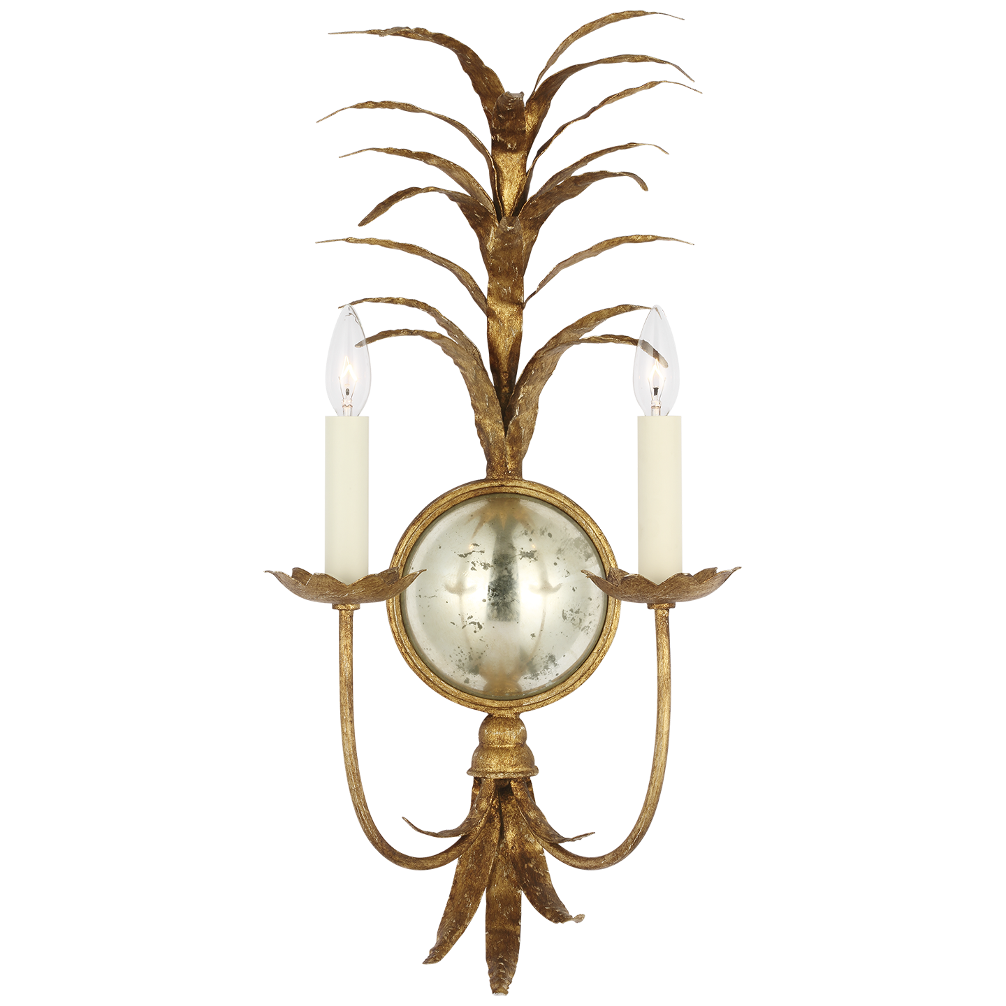 Gramercy 28" Sconce | Gilded Iron