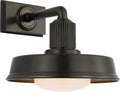 Ruhlmann Small Sconce | Bronze | White Glass