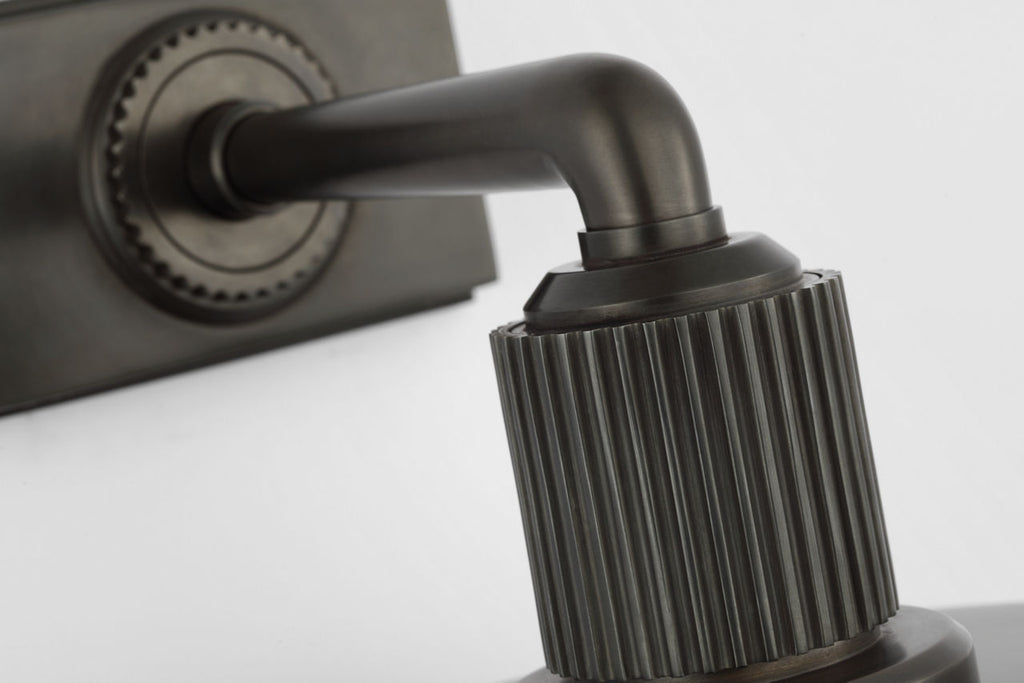 Ruhlmann Small Sconce | Bronze | White Glass