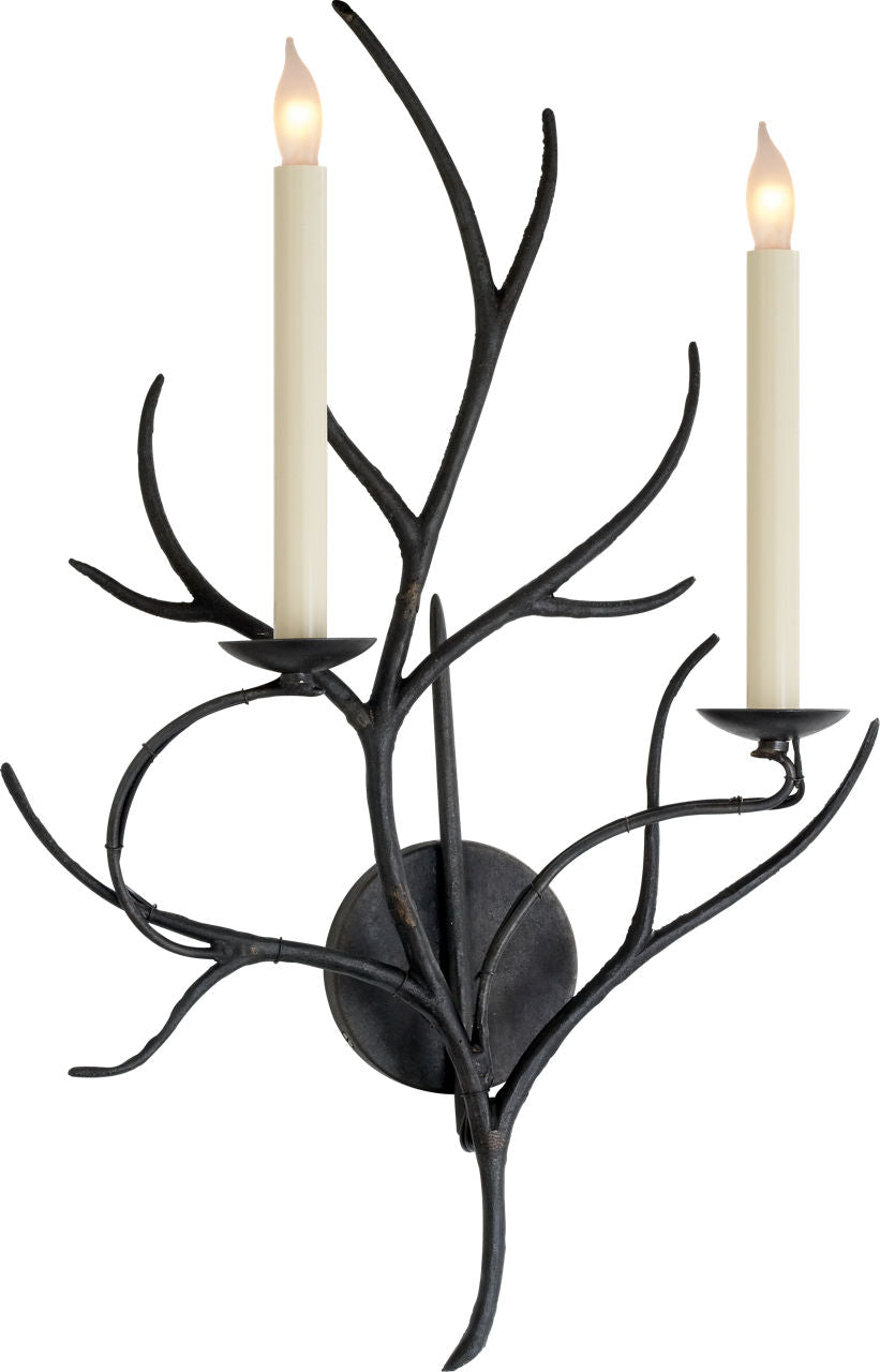 Branch Sconce | Aged Iron