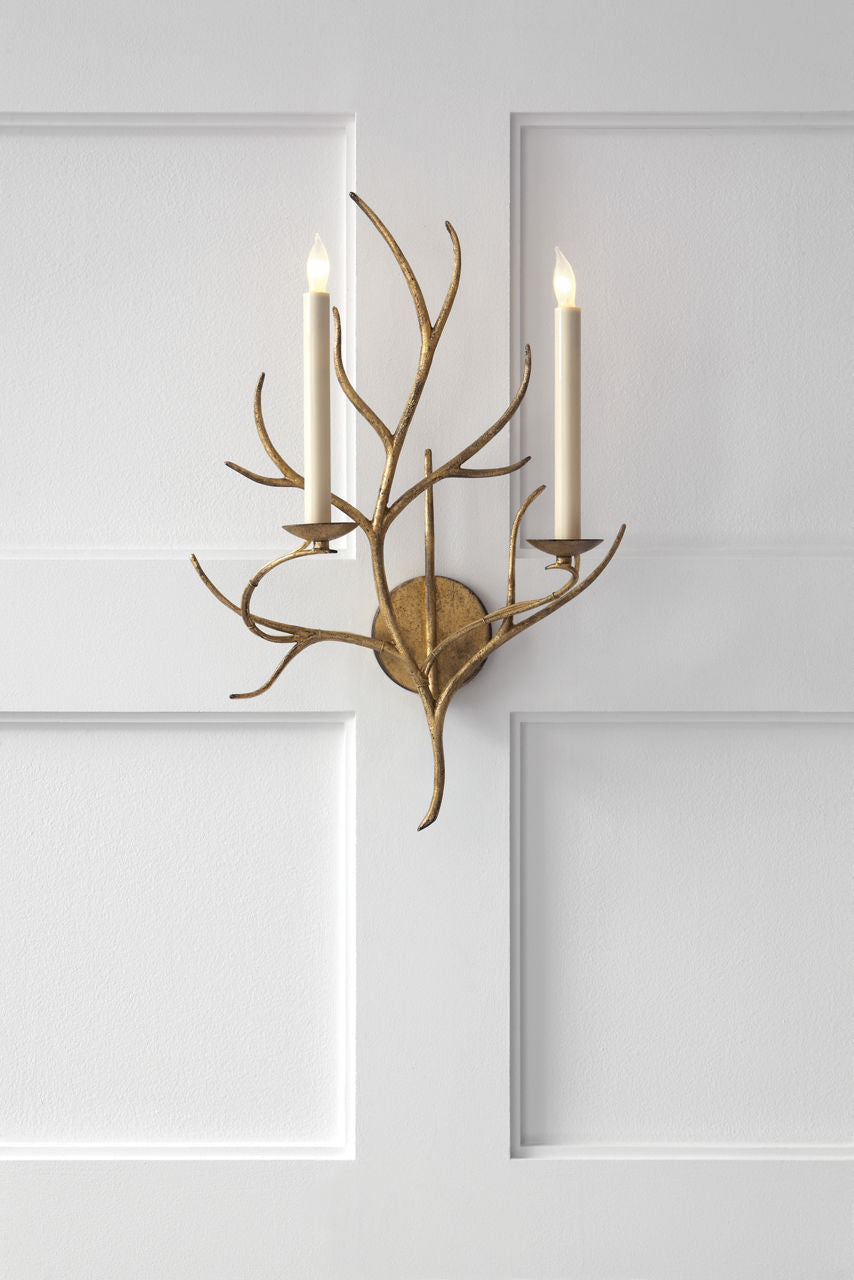 Branch Sconce | Gilded Iron
