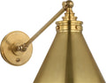 Parkington Single Library Wall Light | Antique-Burnished Brass