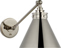 Parkington Single Library Wall Light | Polished Nickel