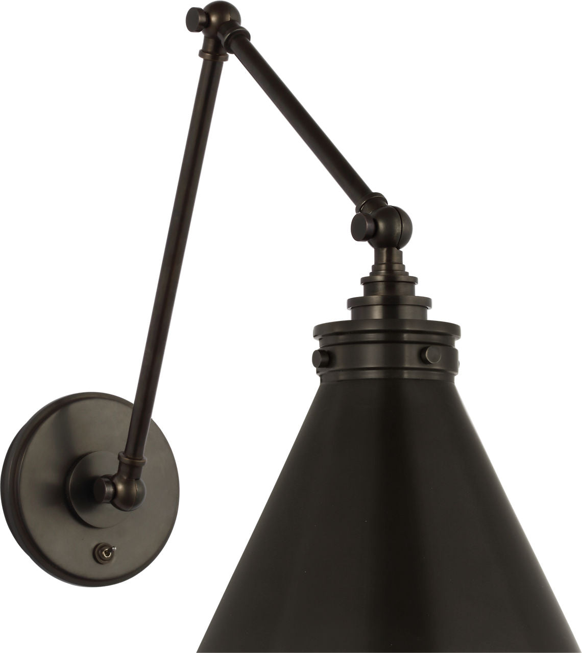 Parkington Double Library Wall Light | Bronze