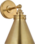 Parkington Small Single Wall Light | Antique-Burnished Brass