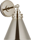 Parkington Small Single Wall Light | Polished Nickel