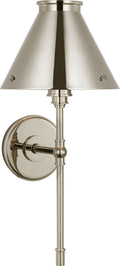 Parkington Large Tail Sconce | Polished Nickel
