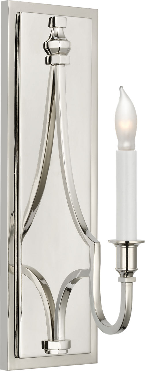 Mykonos Medium Sconce | Polished Nickel
