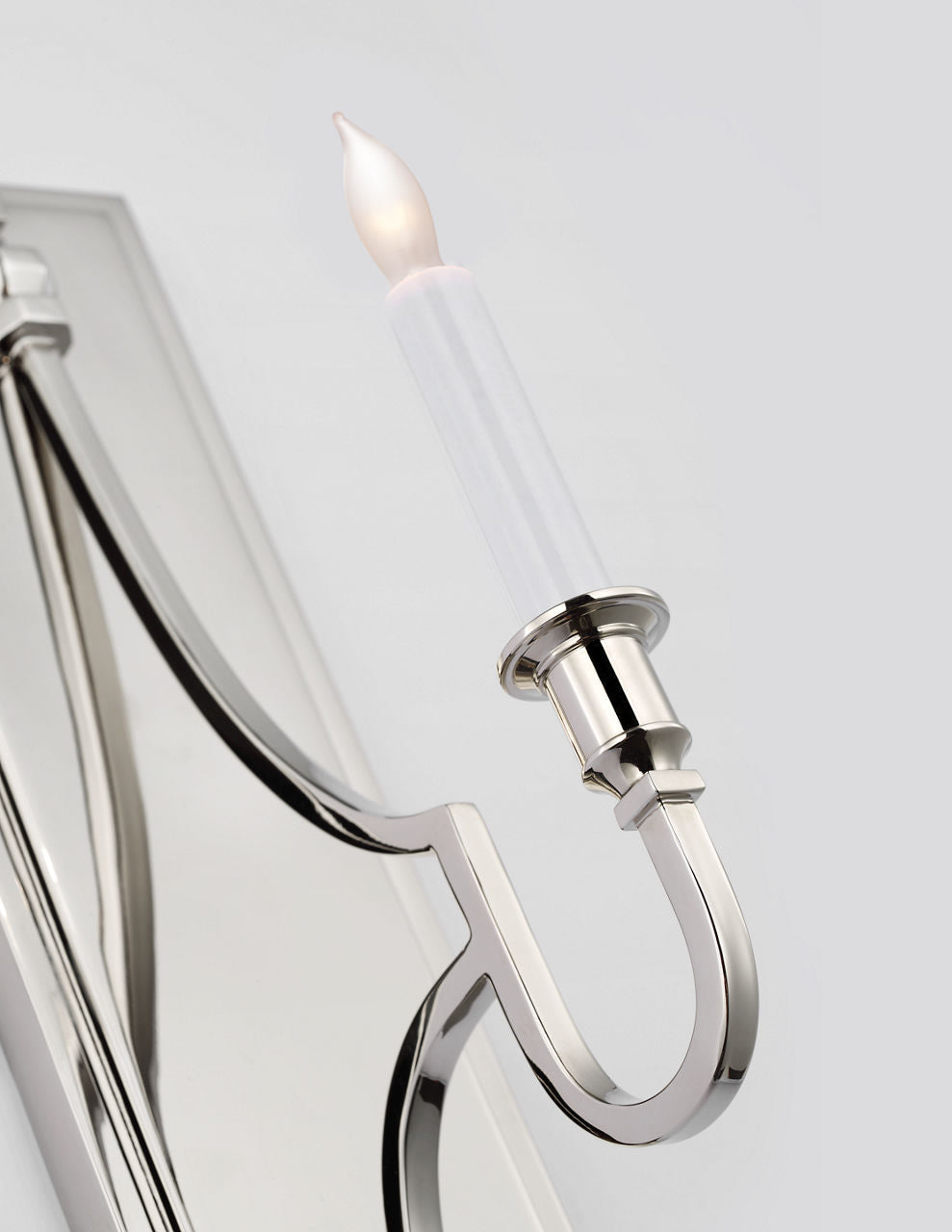 Mykonos Medium Sconce | Polished Nickel