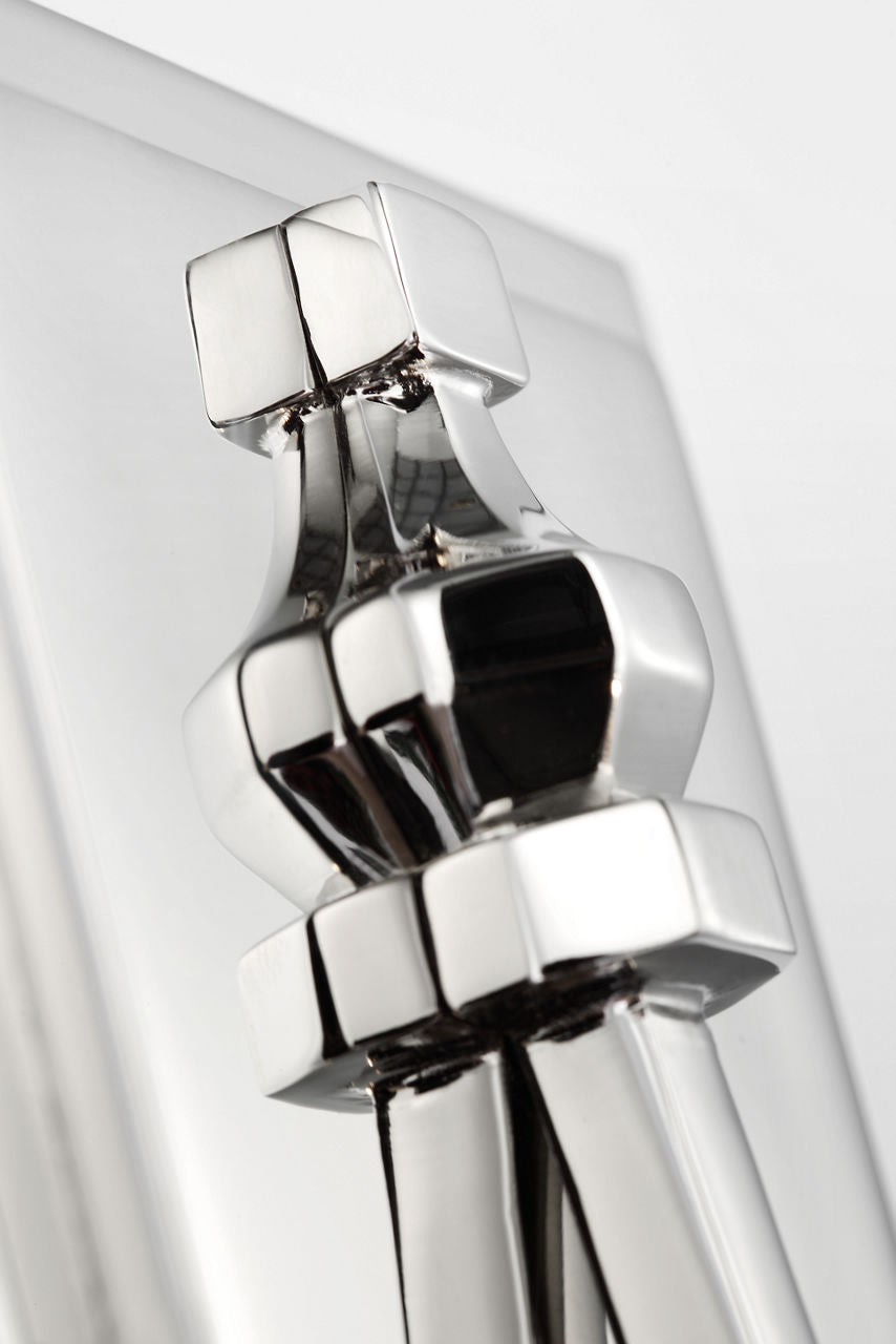 Mykonos Medium Sconce | Polished Nickel