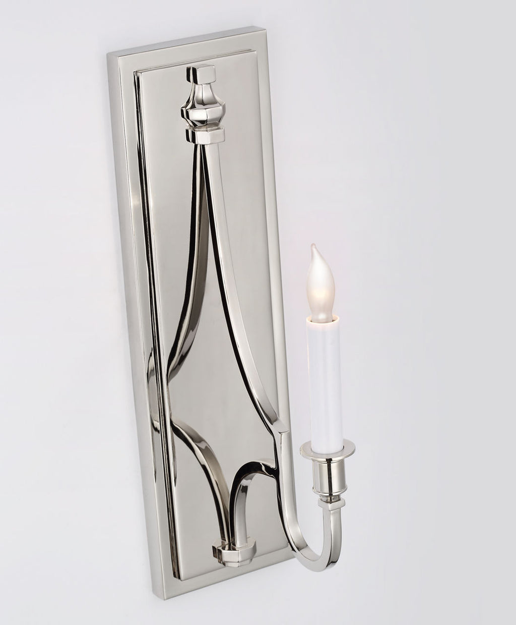 Mykonos Medium Sconce | Polished Nickel