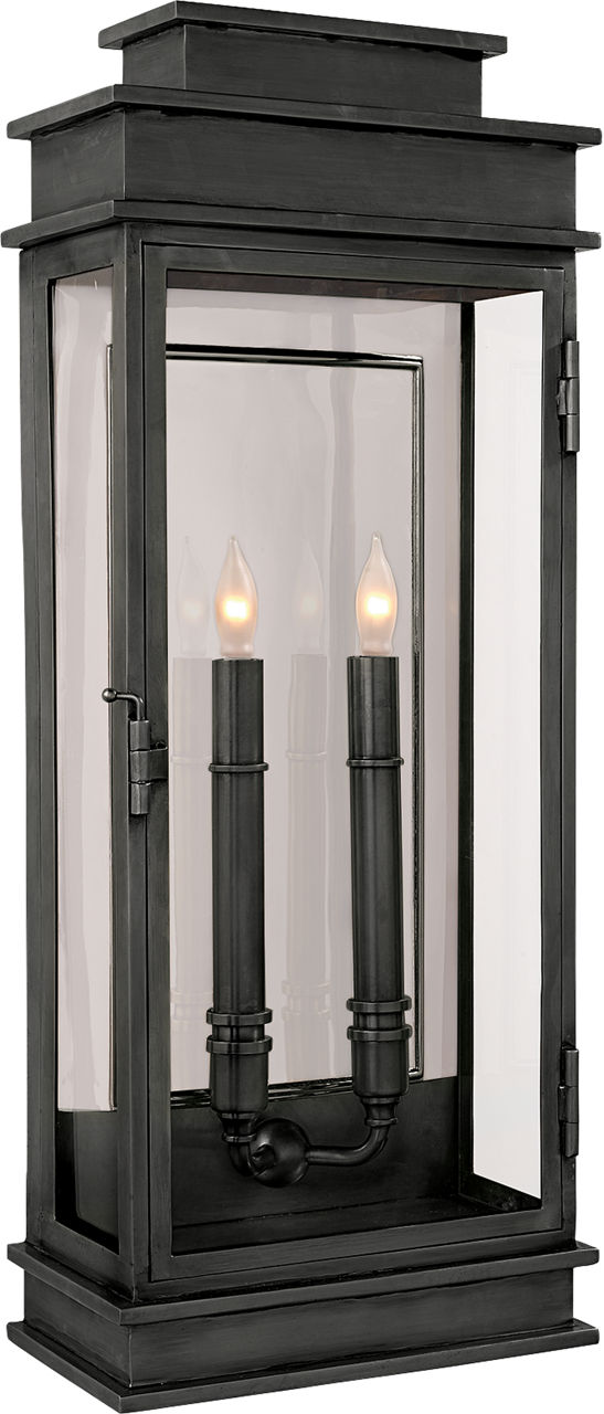 Linear Lantern Tall | Bronze