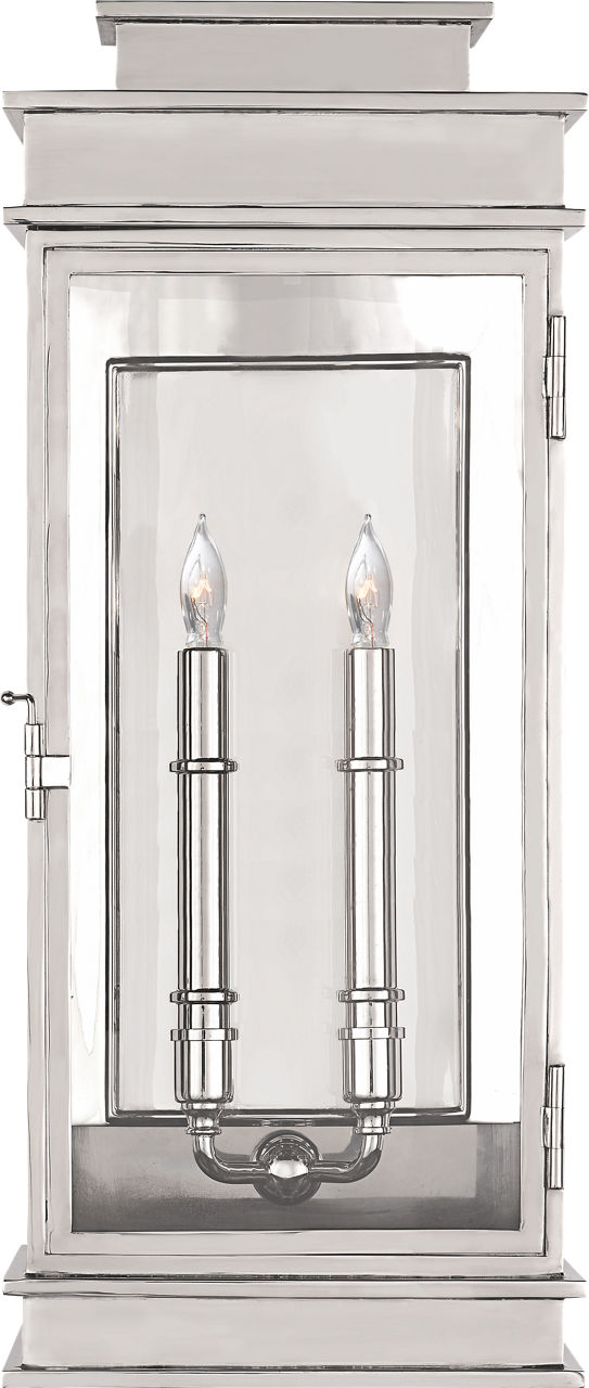 Linear Lantern Tall | Polished Nickel