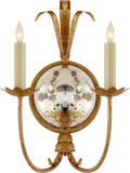 Gramercy Double Sconce | Gilded Iron