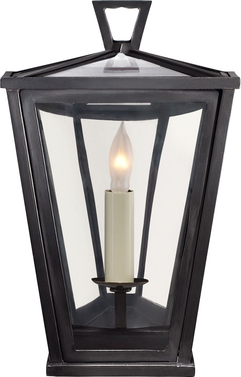 Darlana Mini 3/4 Wall Lantern | Bronze | Clear Glass