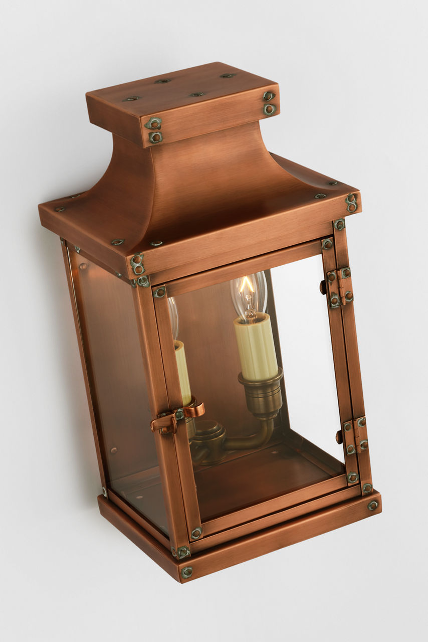 Bedford Small 3/4 Lantern | Natural Copper