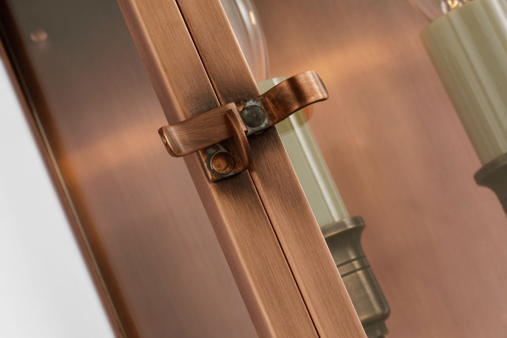 Bedford Small 3/4 Lantern | Natural Copper