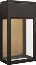Irvine Small 3/4 Wall Lantern | Bronze | Clear Glass