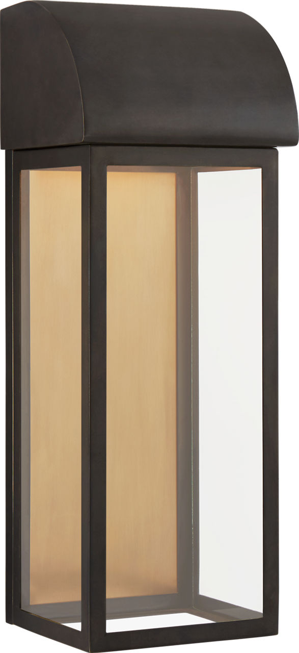 Edgemont 18" Wall Sconce | Bronze | Clear Glass