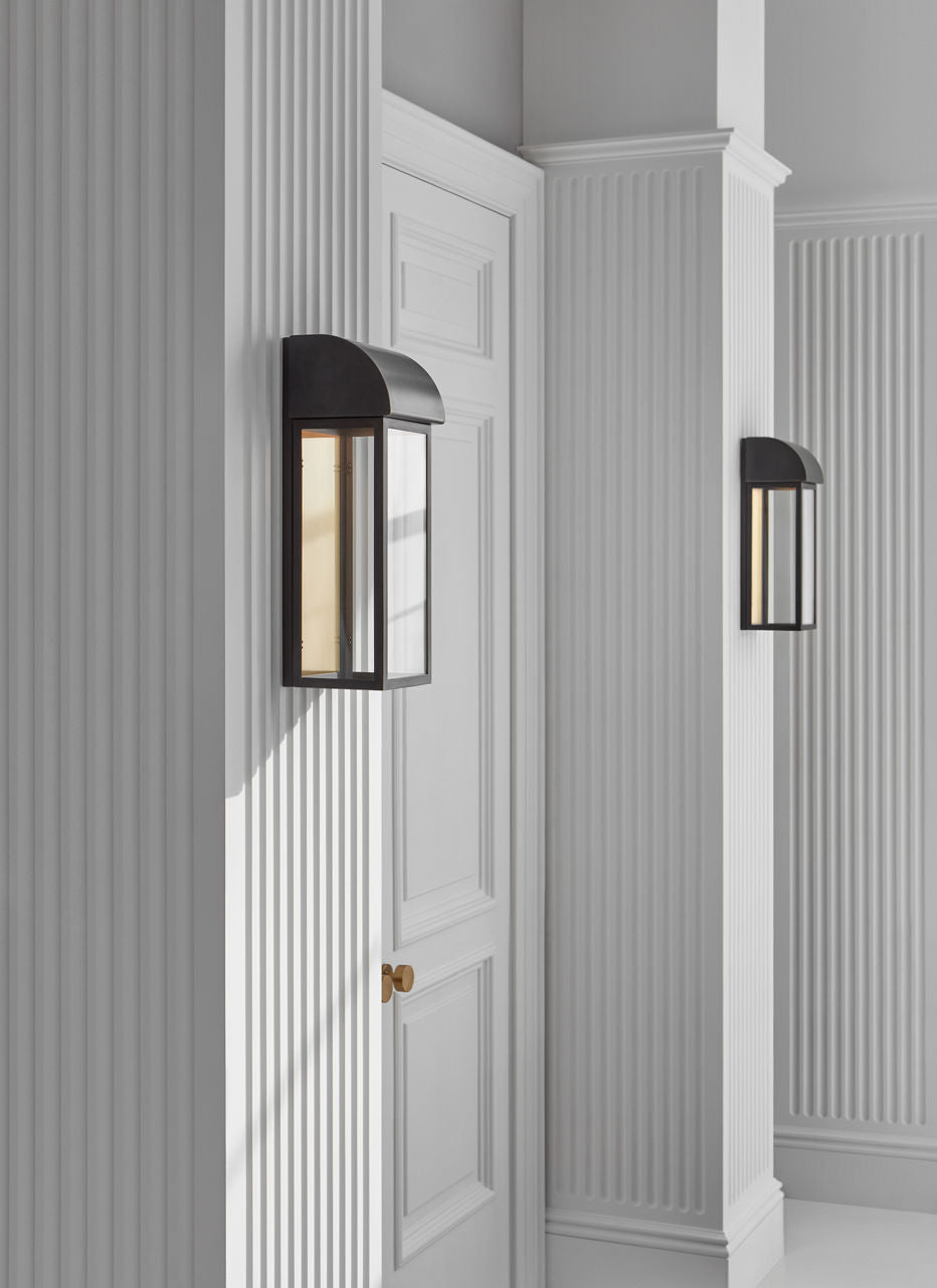 Edgemont 18" Wall Sconce | Bronze | Clear Glass