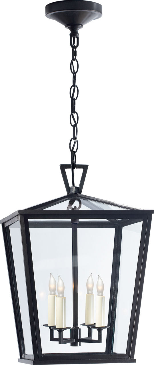 Darlana Small Hanging Lantern | Bronze