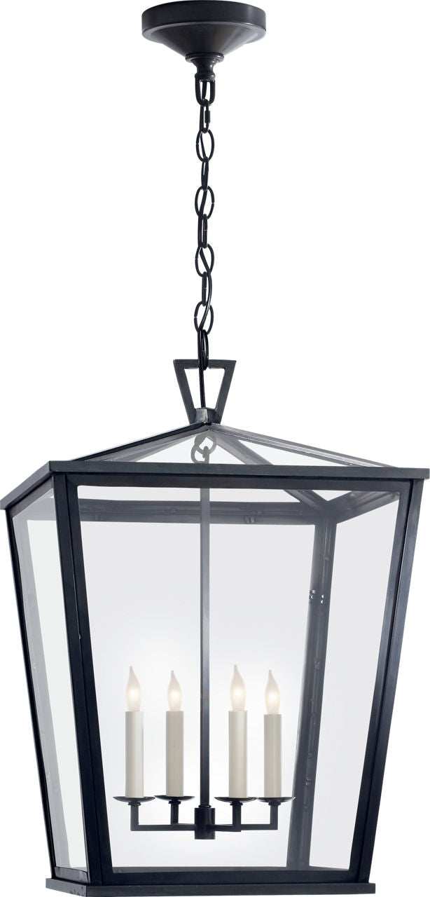 Darlana Medium Hanging Lantern | Bronze