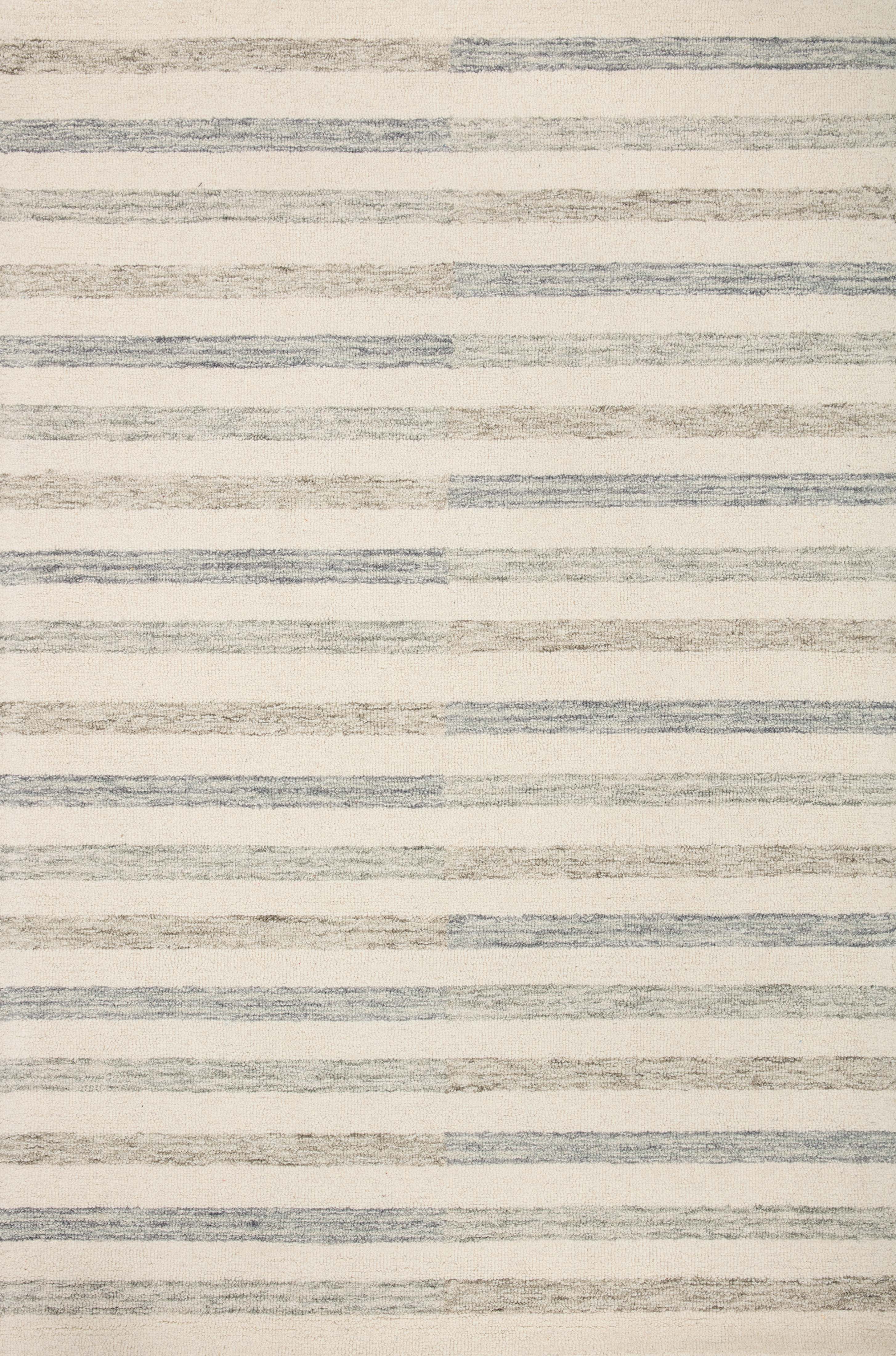 Chris Loves Julia x Loloi | Chris Collection | Ivory / Slate | CHR-05