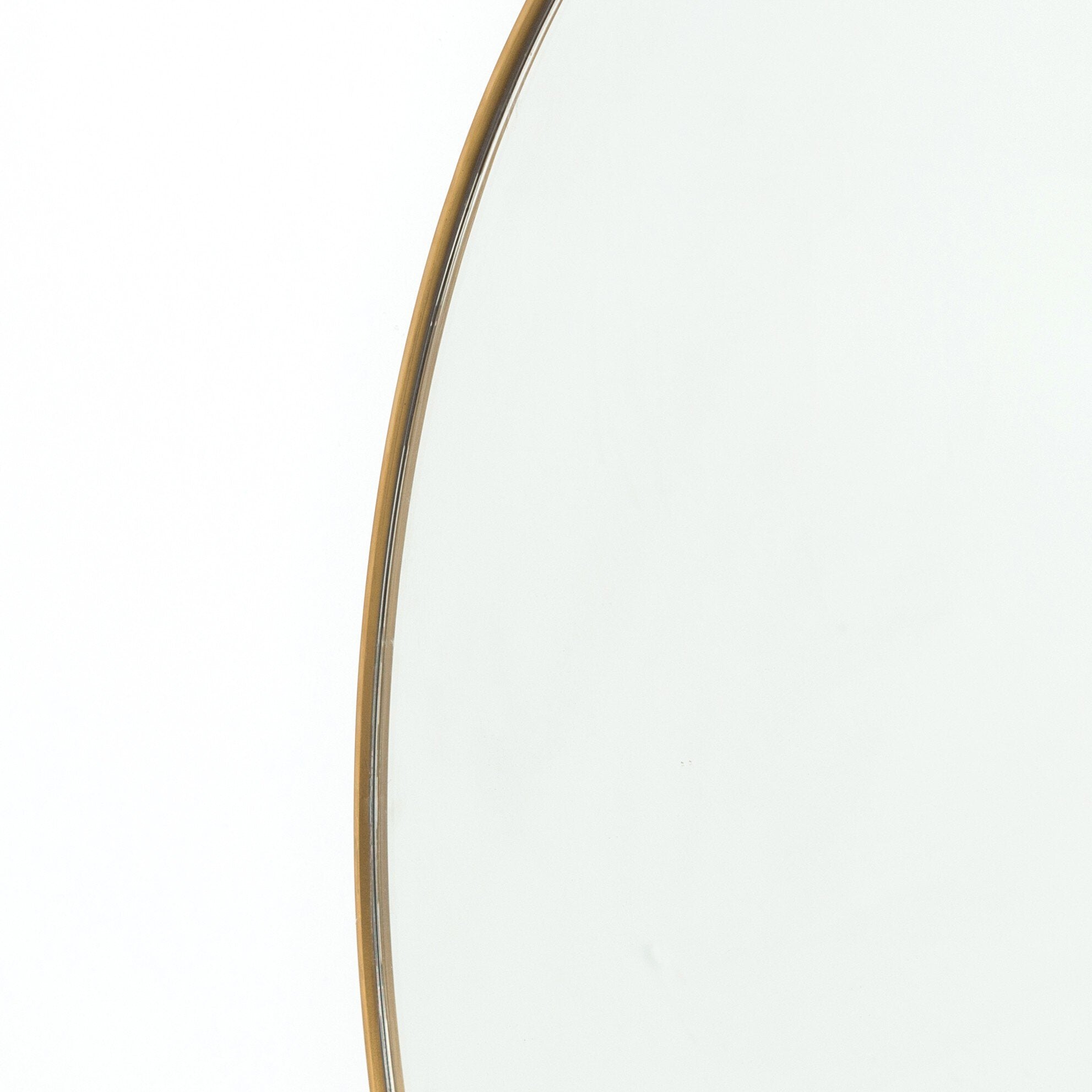 Bellvue Round Mirror - Polished Brass