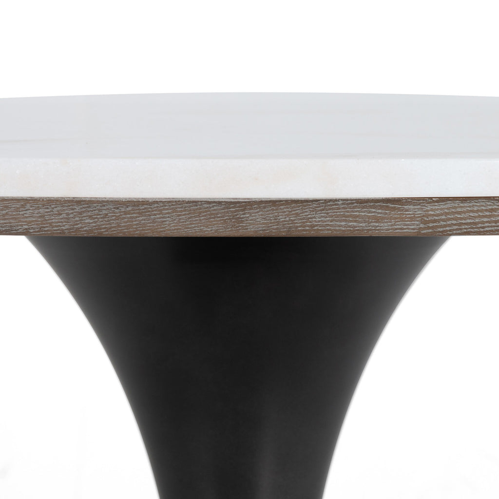 Powell Dining Table - White Marble