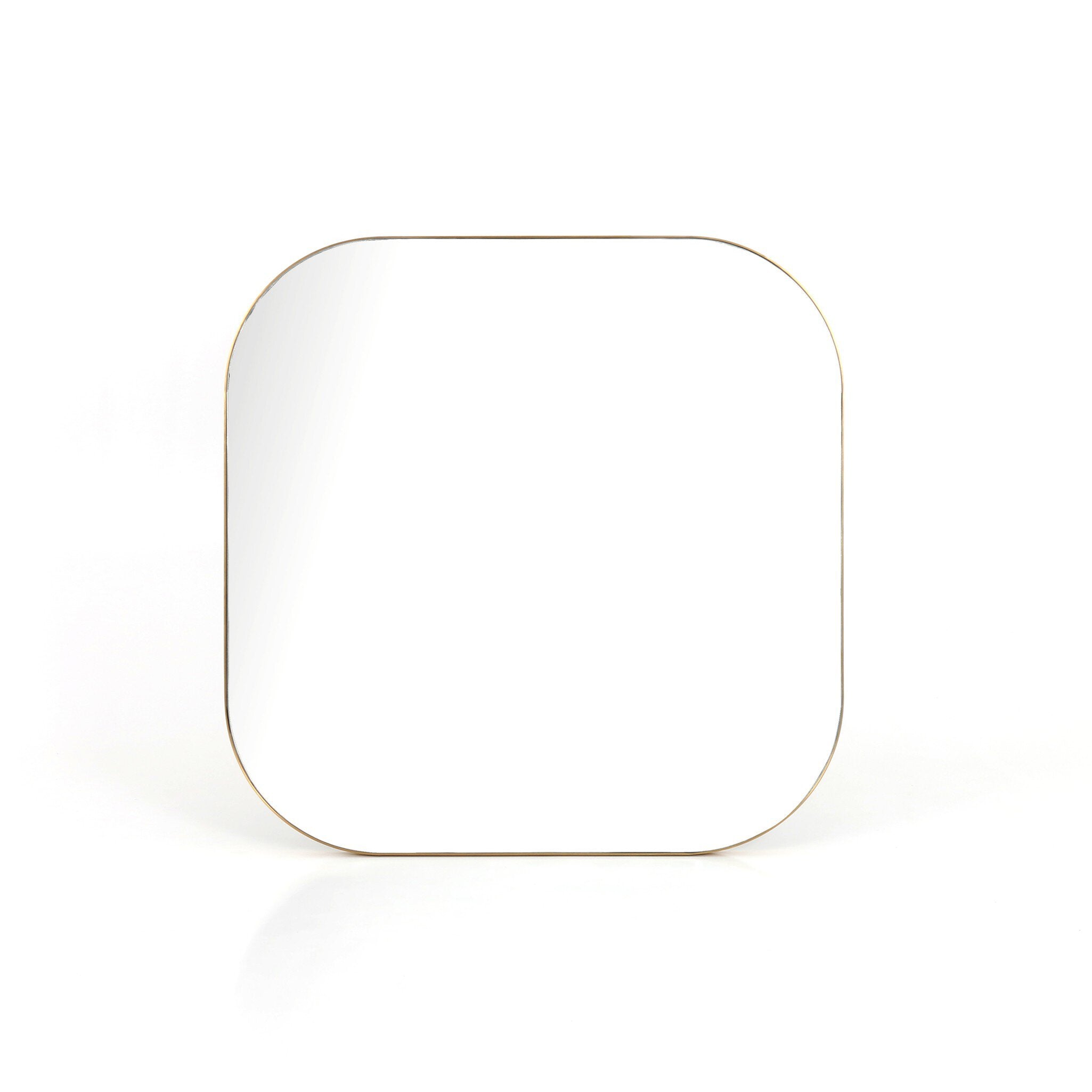 Bellvue Square Mirror - Polished Brass