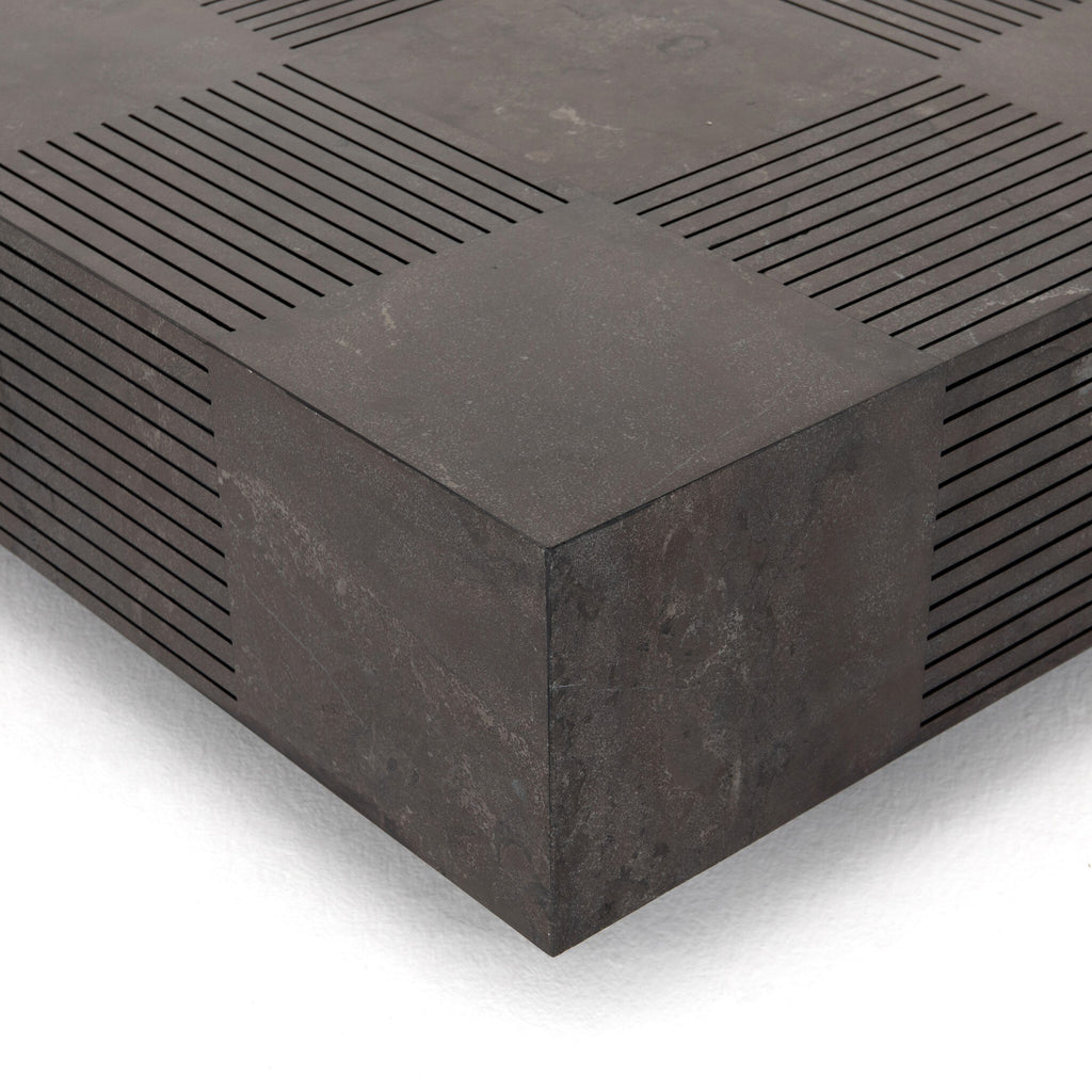 Masera Rectangular Coffee Table - Bluestone