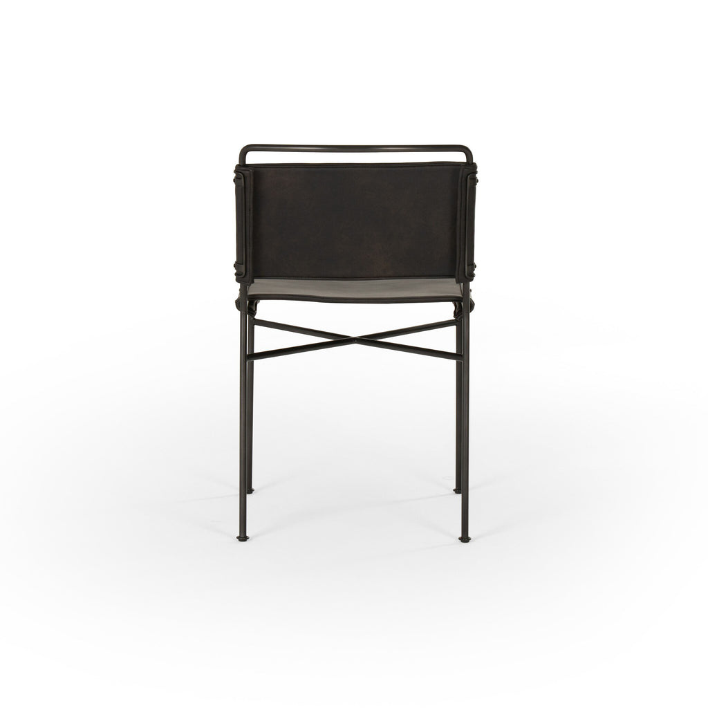Wharton Dining Chair - Distressed Black