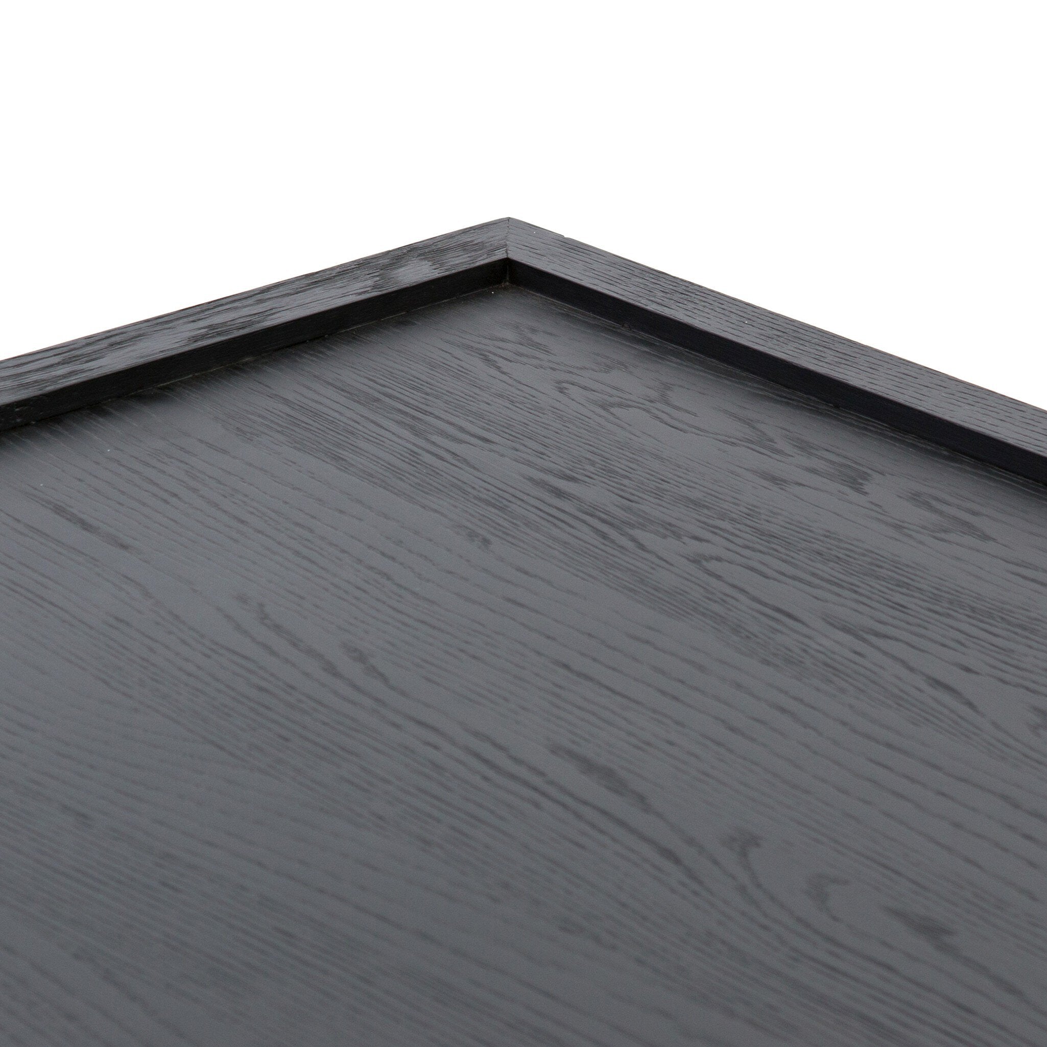 Charley Coffee Table - Drifted Matte Black Veneer