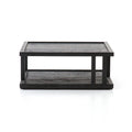 Charley Coffee Table - Drifted Matte Black Veneer