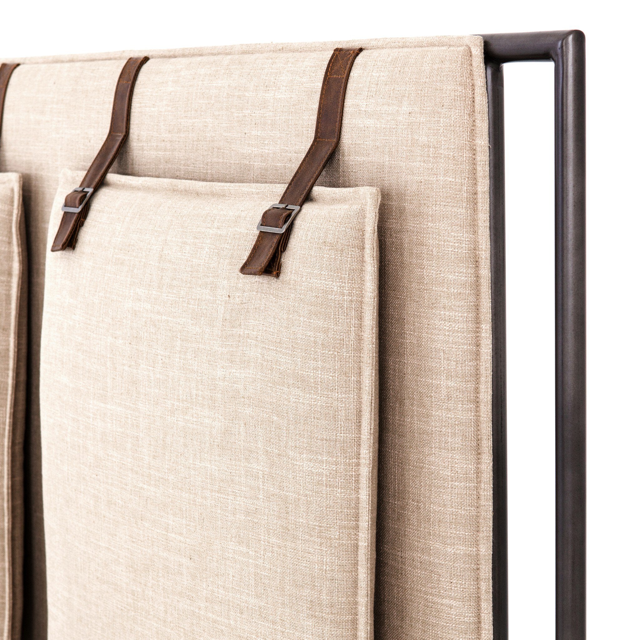 Leigh Upholstered Bed - Palm Ecru | Queen