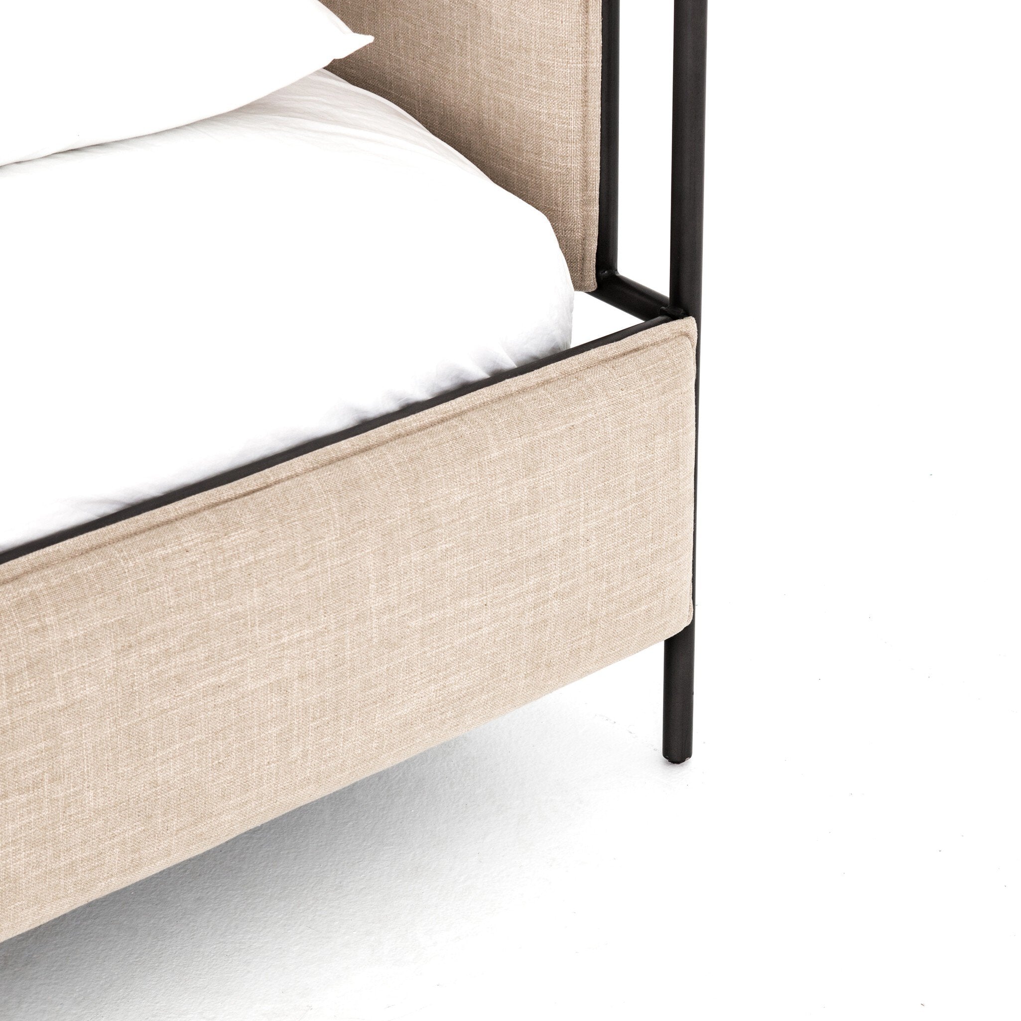 Leigh Upholstered Bed - Palm Ecru | Queen