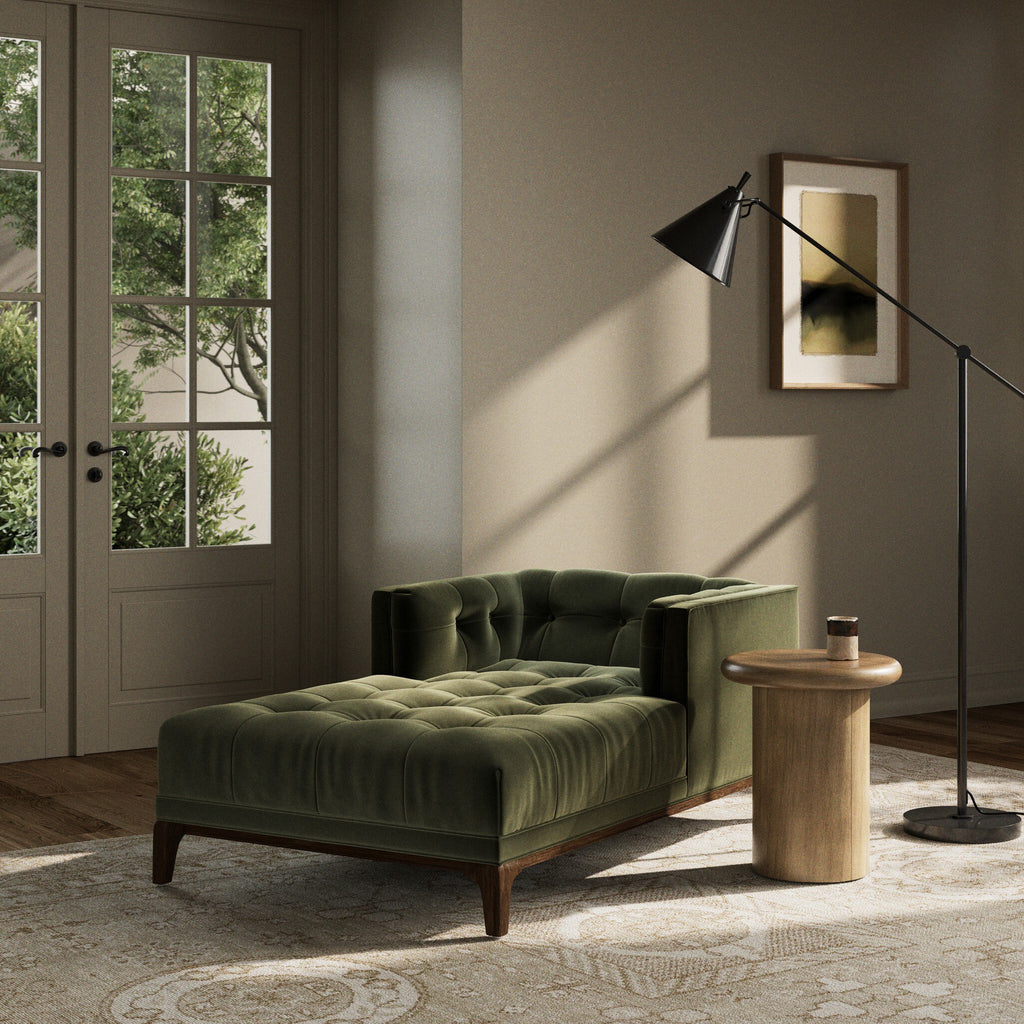 Dylan Chaise Lounge - Sapphire Olive