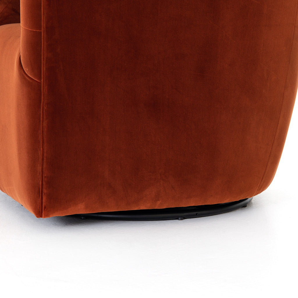 Hanover Swivel Chair - Sapphire Rust