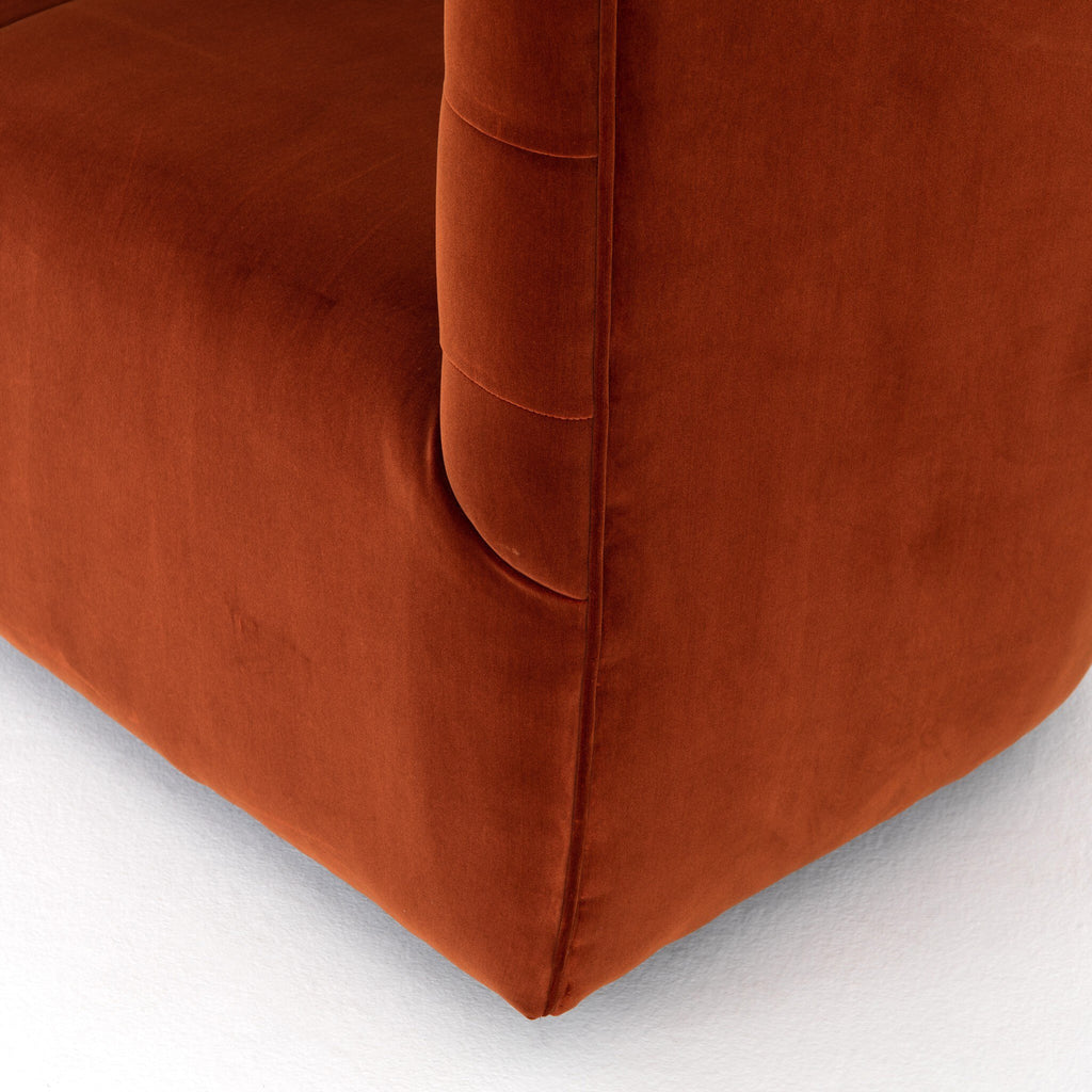 Hanover Swivel Chair - Sapphire Rust