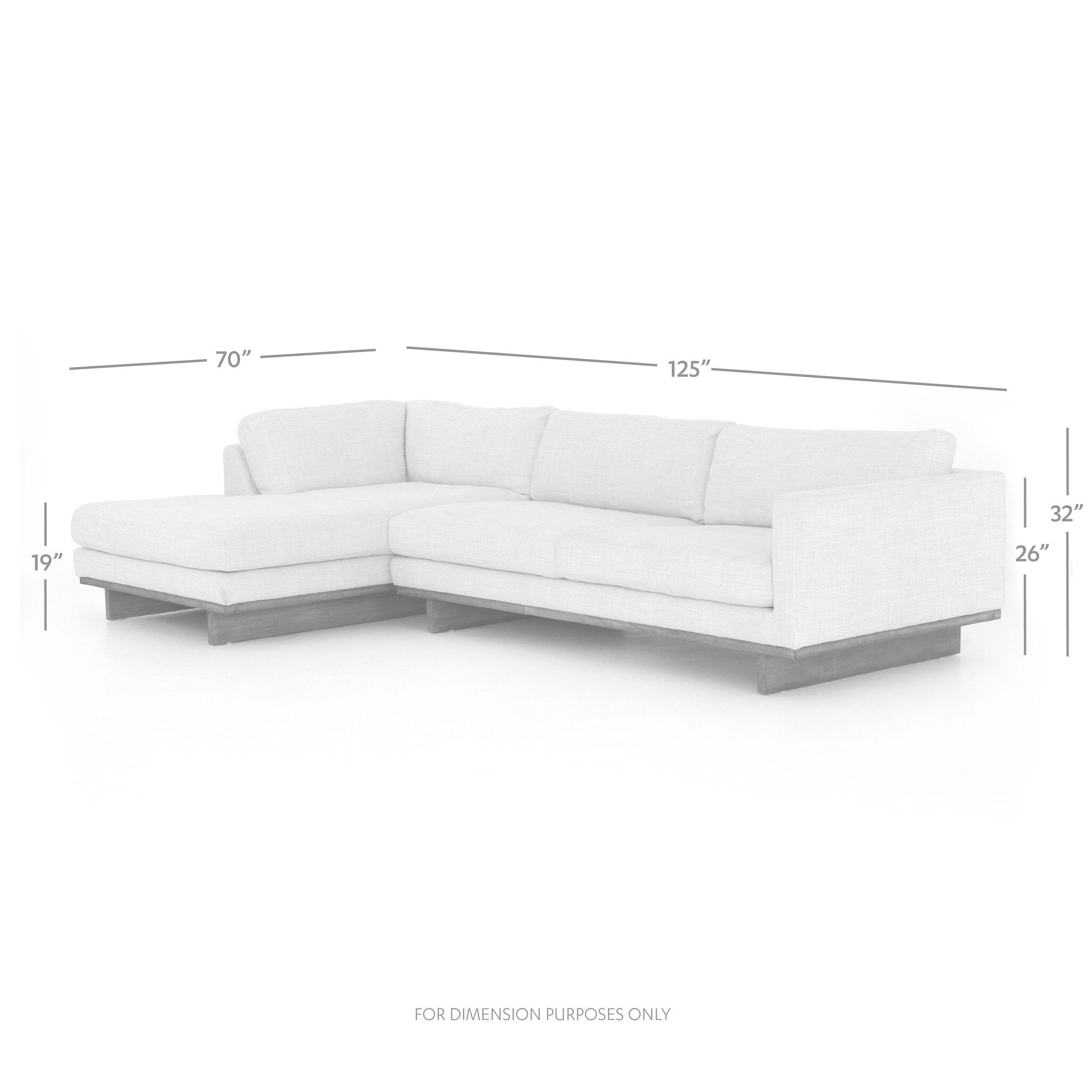 Everly 2-Piece Sectional - Irving Taupe