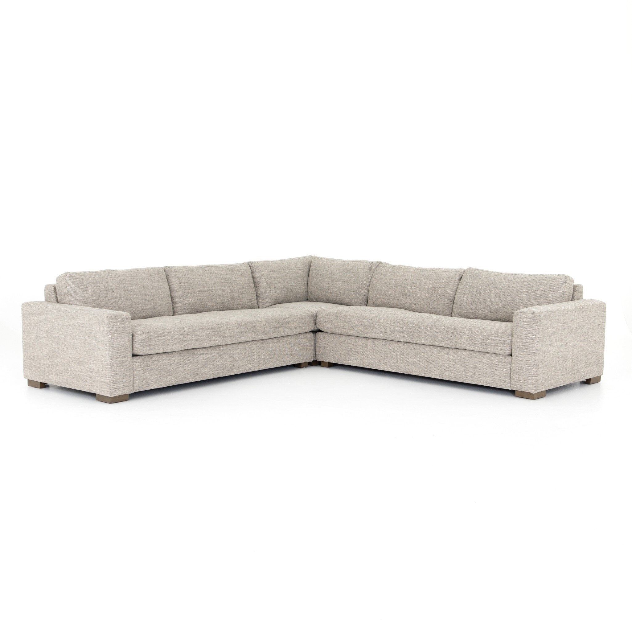 Boone 3-Piece Sectional - Thames Coal