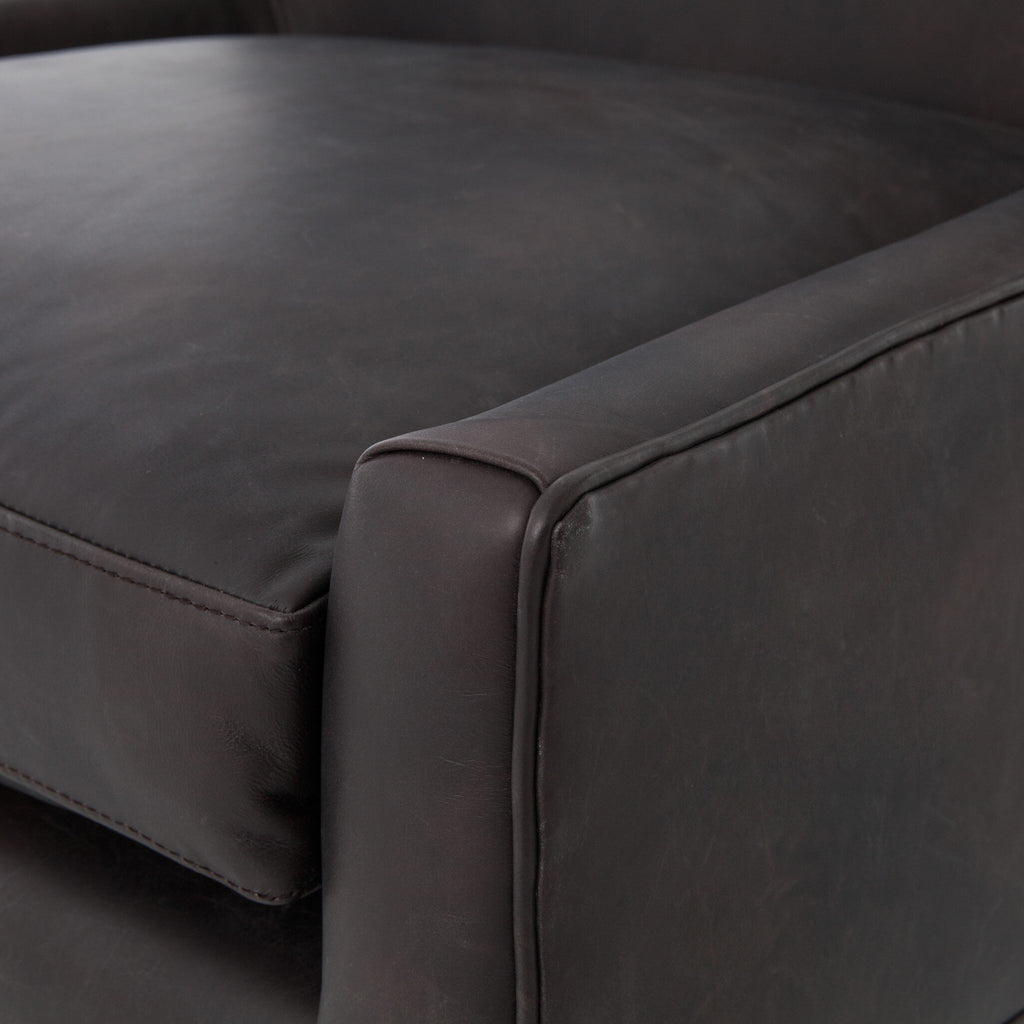 Marlow Wing Chair - Vintage Black