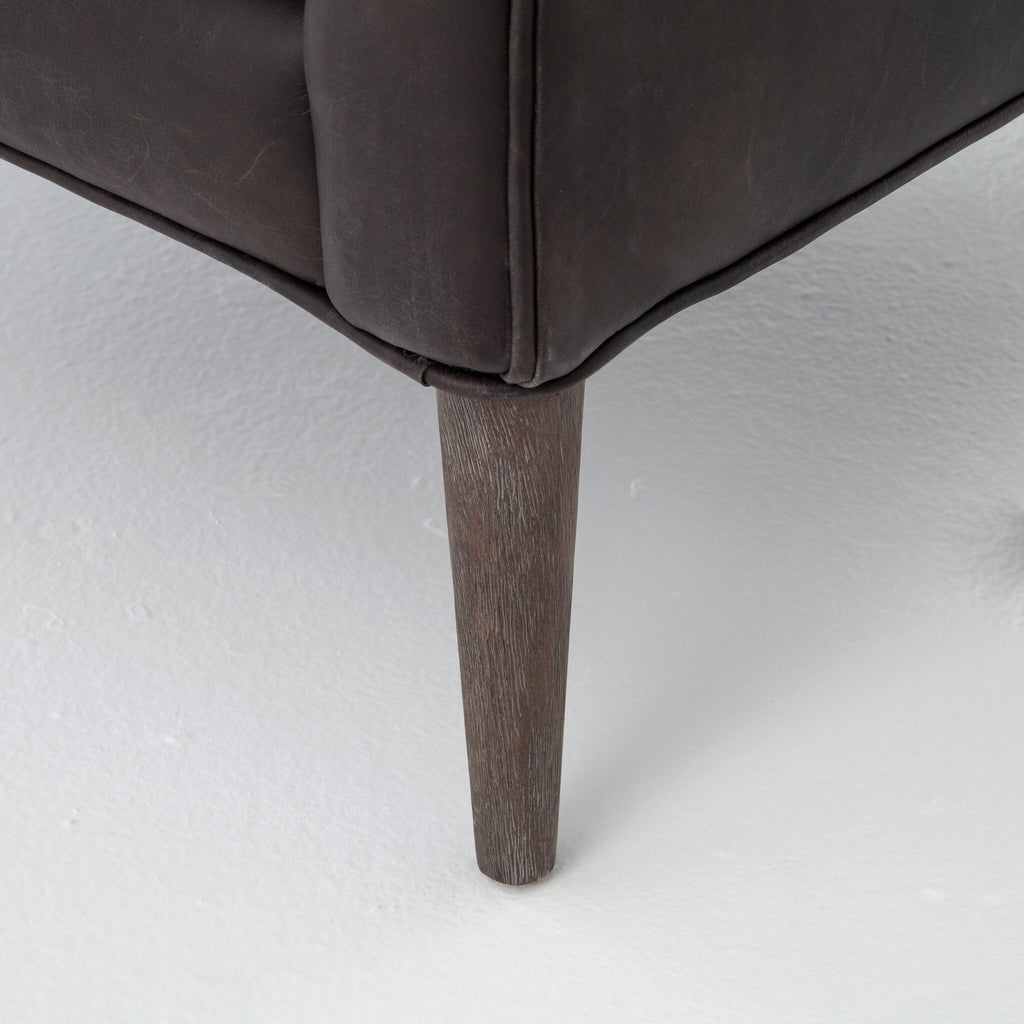 Marlow Wing Chair - Vintage Black