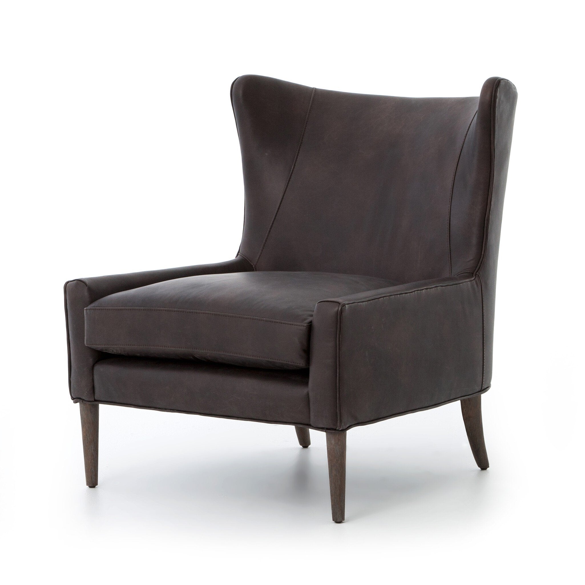 Marlow Wing Chair - Vintage Black