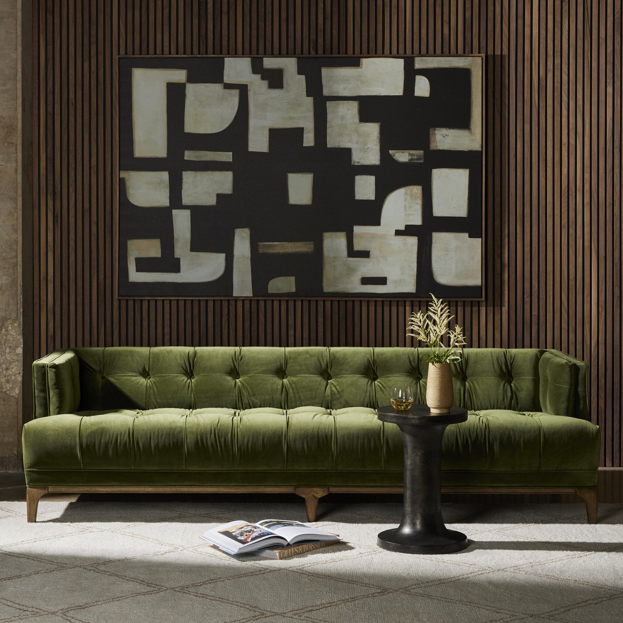 Dylan Sofa - Sapphire Olive | 91"