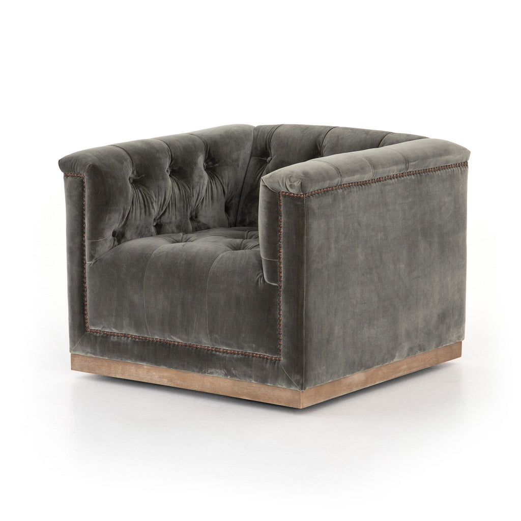Maxx Swivel Chair - Sapphire Birch