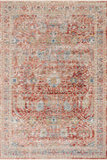 Loloi | Claire Collection | Red / Ivory | CLE-01